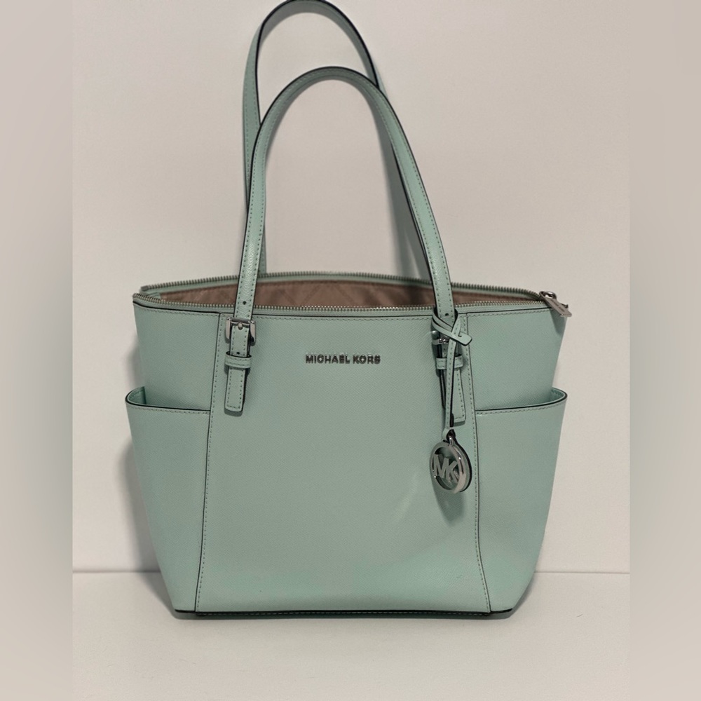 Michael Kors turquoise NWOT Bag/tote/purse.